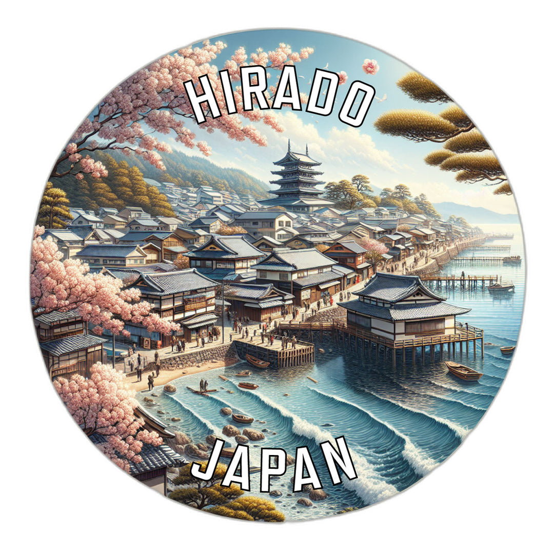 Hirado Japan Souvenir Die Cut Flat Magnet Image 1