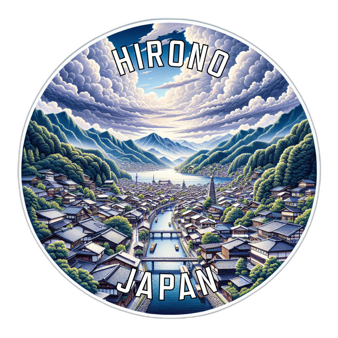 Hirono Japan Souvenir Die Cut Flat Magnet Image 1