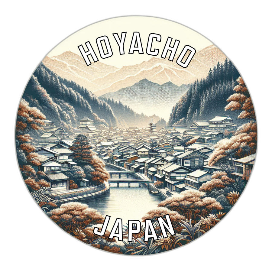 Hoyacho Japan Souvenir Die Cut Flat Magnet Image 1