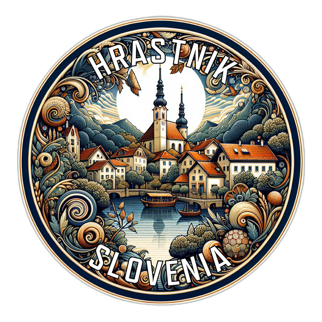 Hrastnik Slovenia Souvenir Die Cut Flat Magnet Image 1