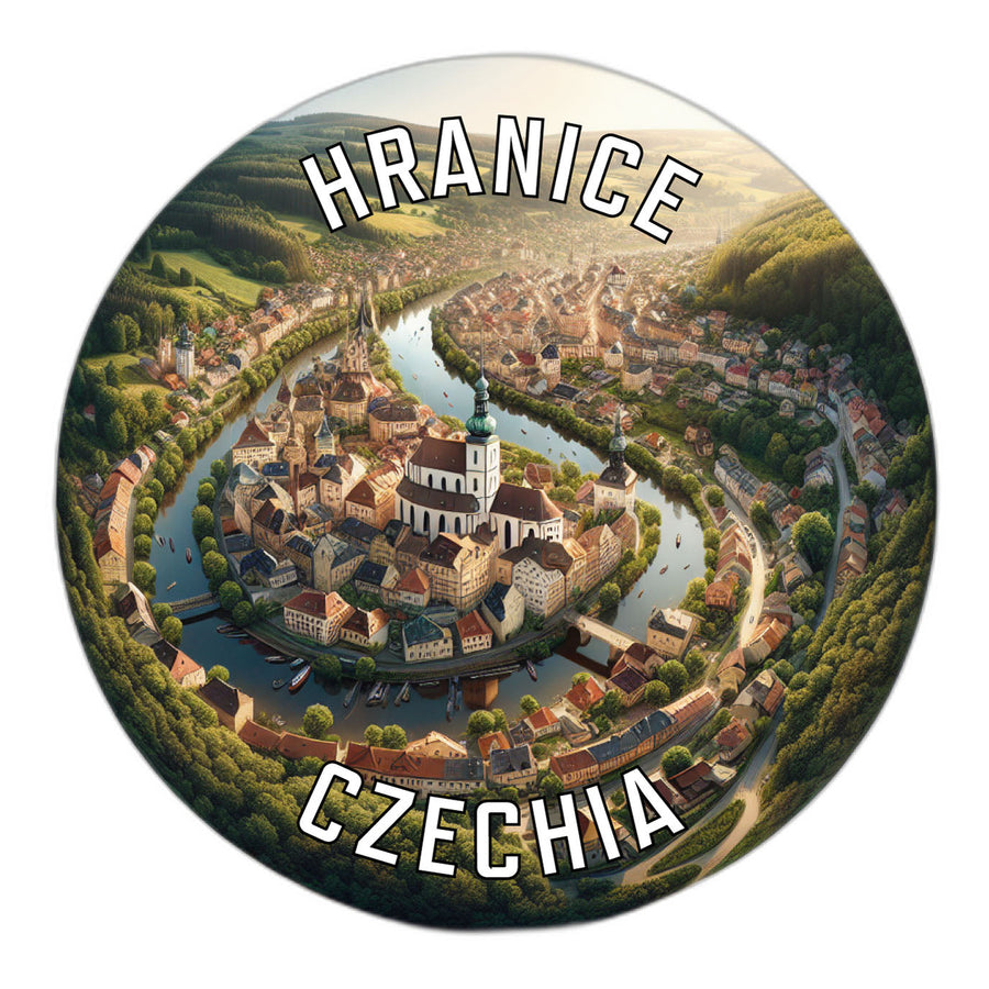 Hranice Czechia Souvenir Die Cut Flat Magnet Image 1