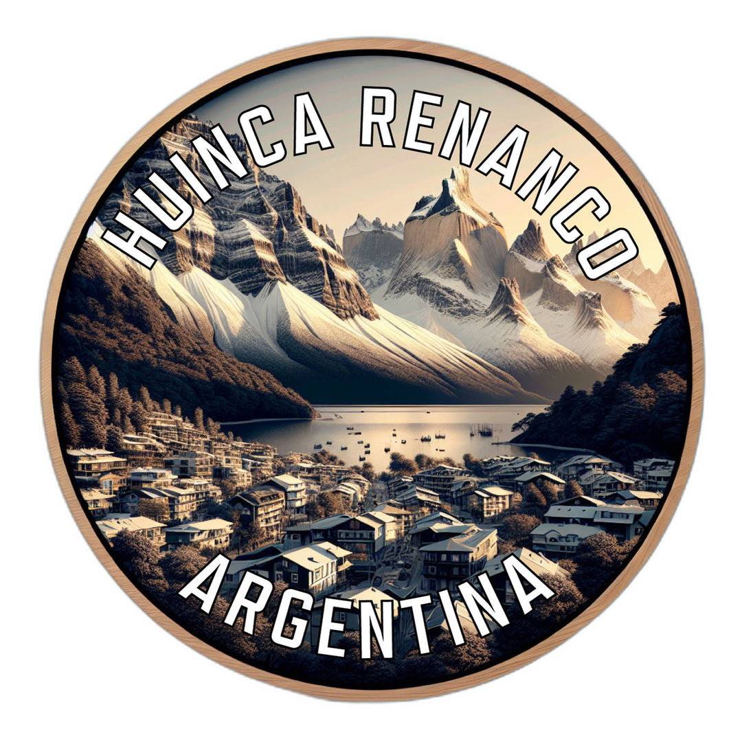 Huinca Renanco Argentina Souvenir Die Cut Flat Magnet Image 1