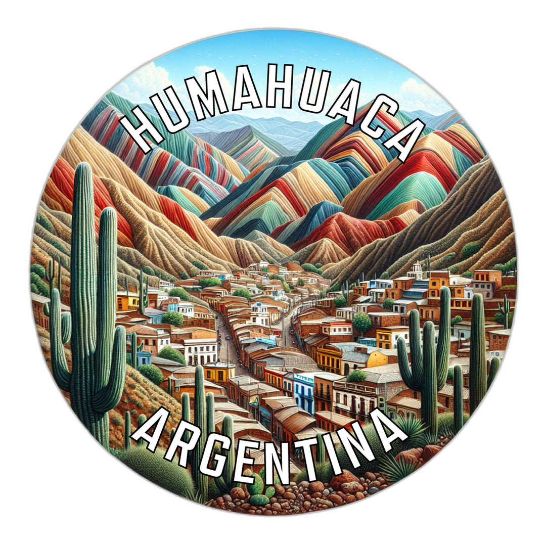 Humahuaca Argentina Souvenir Die Cut Flat Magnet Image 1