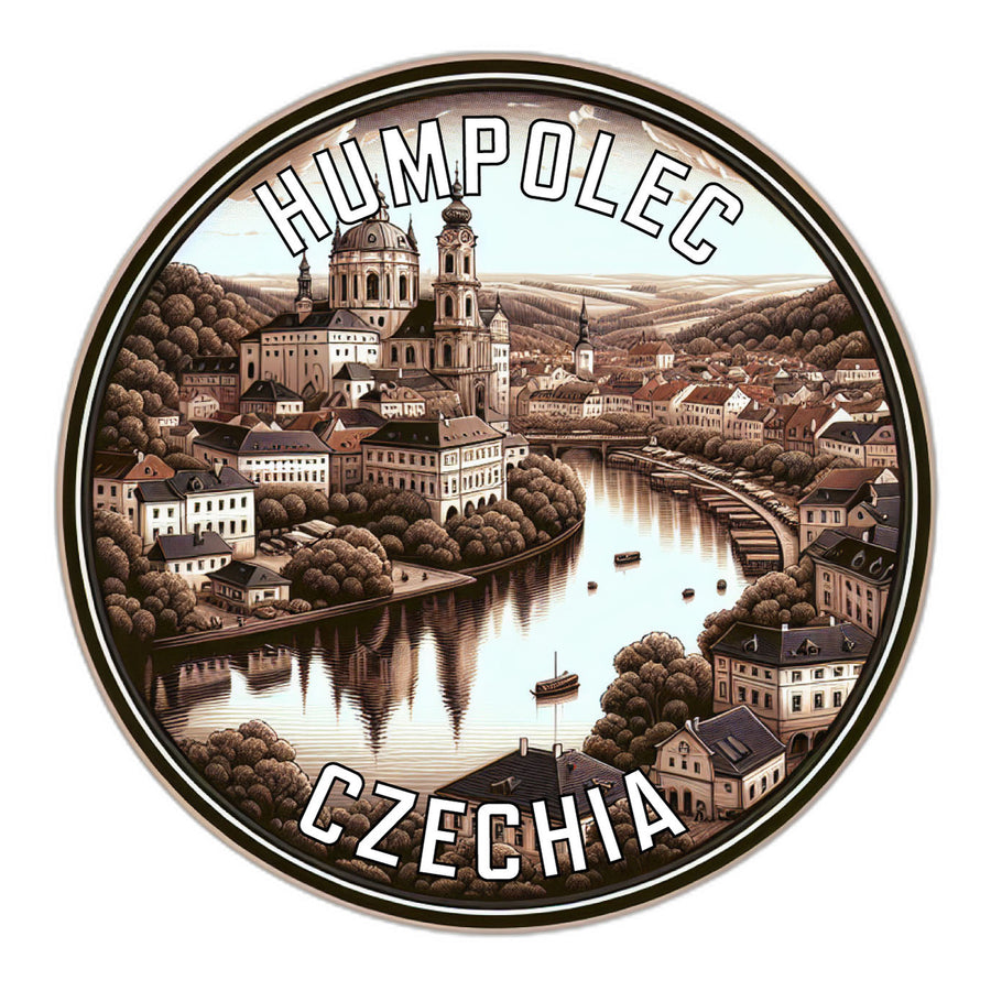 Humpolec Czechia Souvenir Die Cut Flat Magnet Image 1