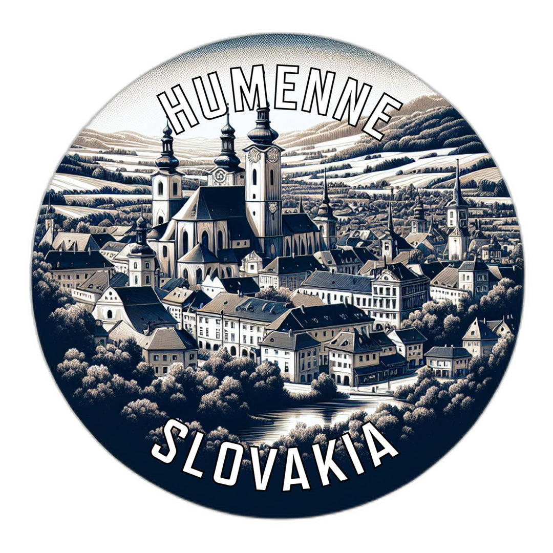 Humenne Slovakia Souvenir Die Cut Flat Magnet Image 1