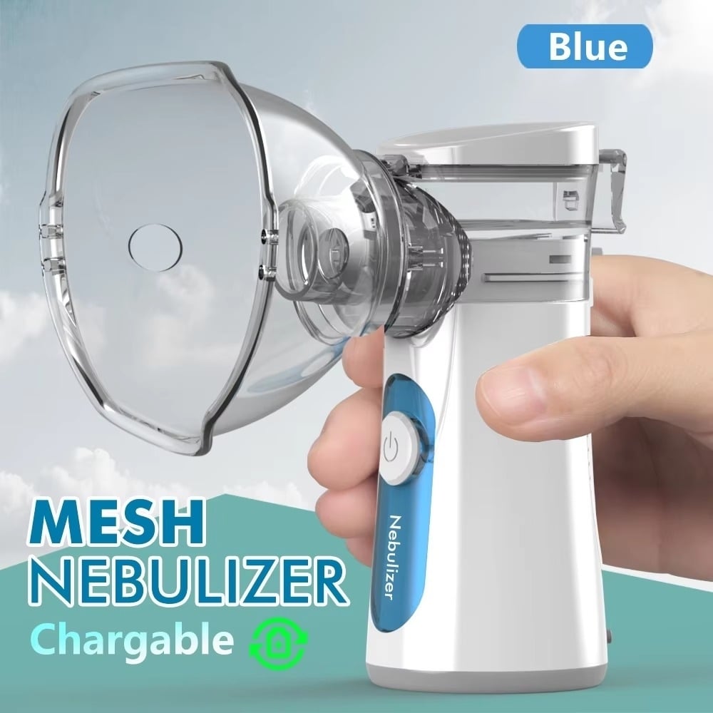 Rechargeable Mini Handheld Portable Auto Clean Inhale Nebulizer Mesh Atomizer Image 8