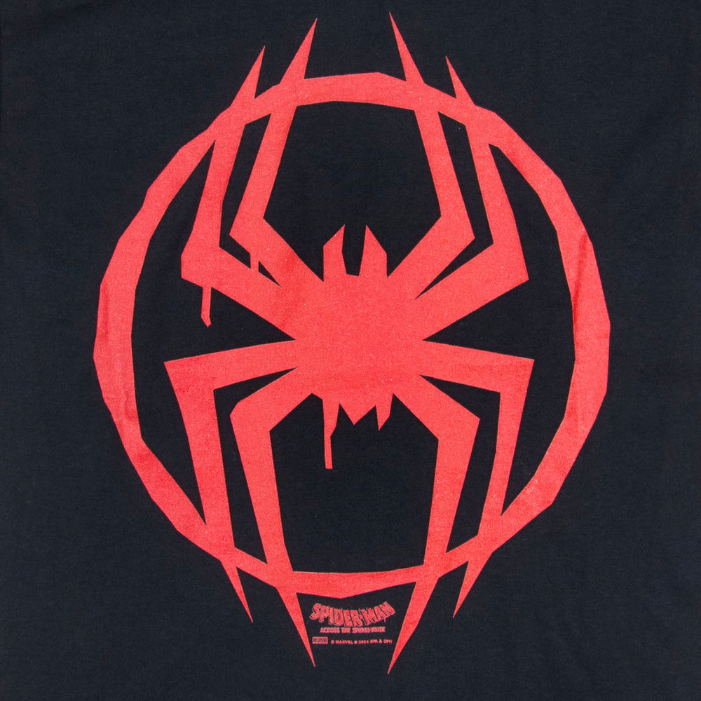 Miles Morales Paint Drip Logo T-Shirt Image 2