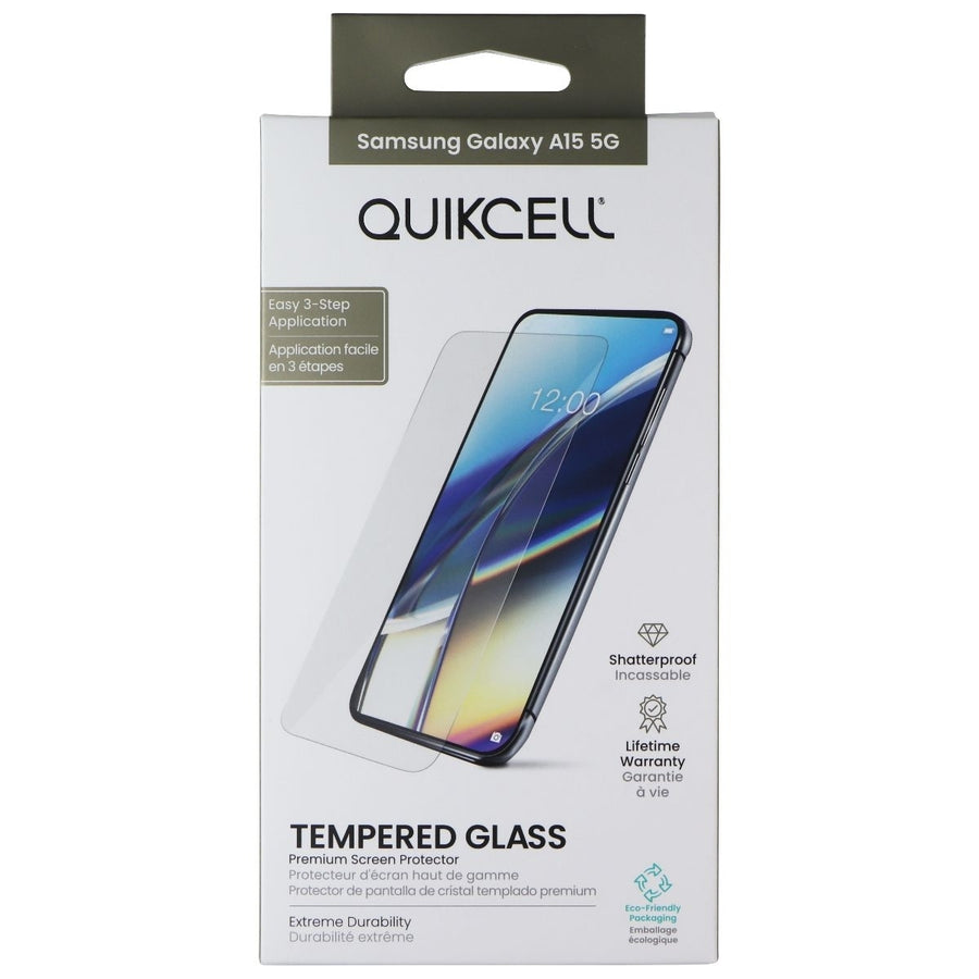 Quikcell Tempered Glass Screen Protector for Samsung Galaxy A15 5G Image 1