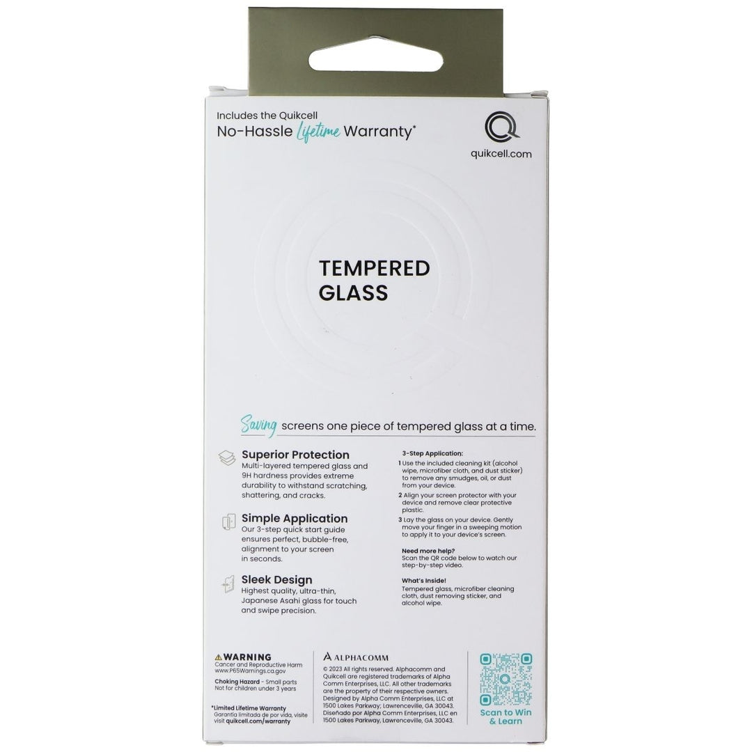 Quikcell Tempered Glass Screen Protector for Apple iPhone 15 Image 2