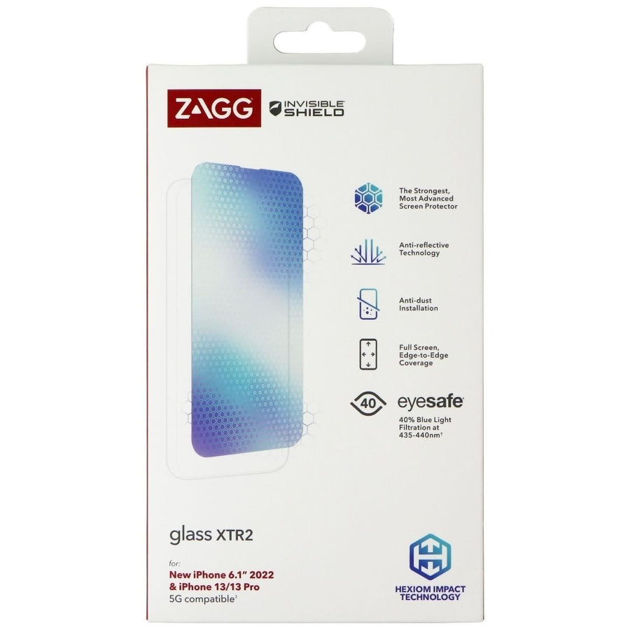 ZAGG InvisibleShield (Glass XTR2) Protector for iPhone 14 / iPhone 13 / 13 Pro Image 1