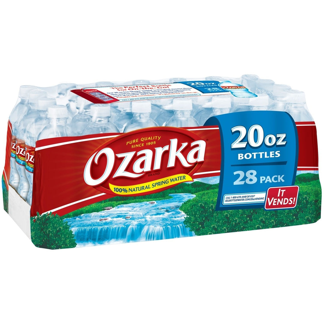 Ozarka Natural Spring Water 20 Fluid Ounce (Pack of 28) Image 1