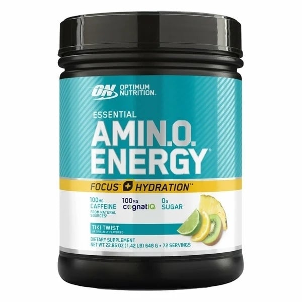 Optimum Nutrition Essential Amino Energy + Electrolytes Tiki Twist 1.42 Pounds Image 1