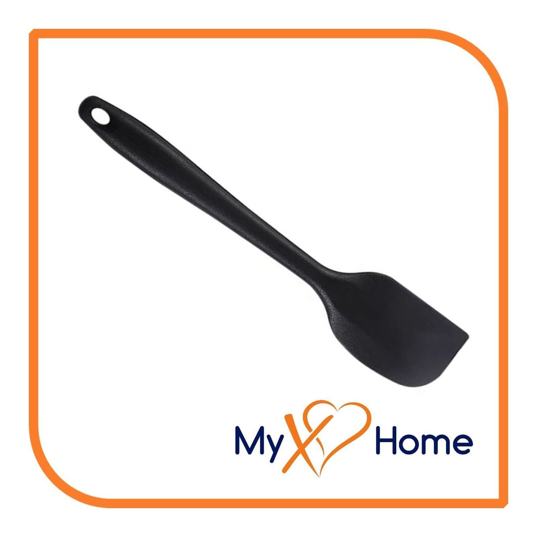 11" Black Silicone Spatula by MyXOHome (1 2 4 or 6 Spatulas) Image 4