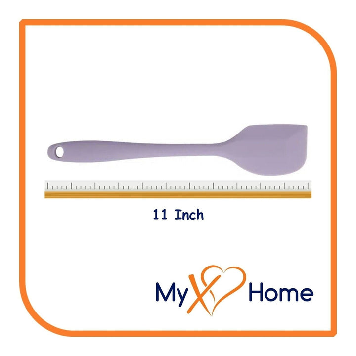 11" Lavander/Nordic Purple Silicone Spatula by MyXOHome (1 2 4 or 6 Spatulas) Image 4