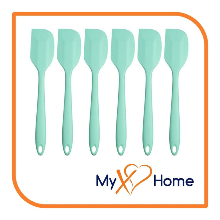 11" Pastel Green Silicone Spatula by MyXOHome (1 2 4 or 6 Spatulas) Image 1