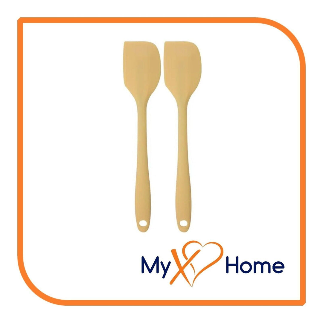 11" Pastel / Nordic Yellow Silicone Spatula by MyXOHome (1 2 4 or 6 Spatulas) Image 6