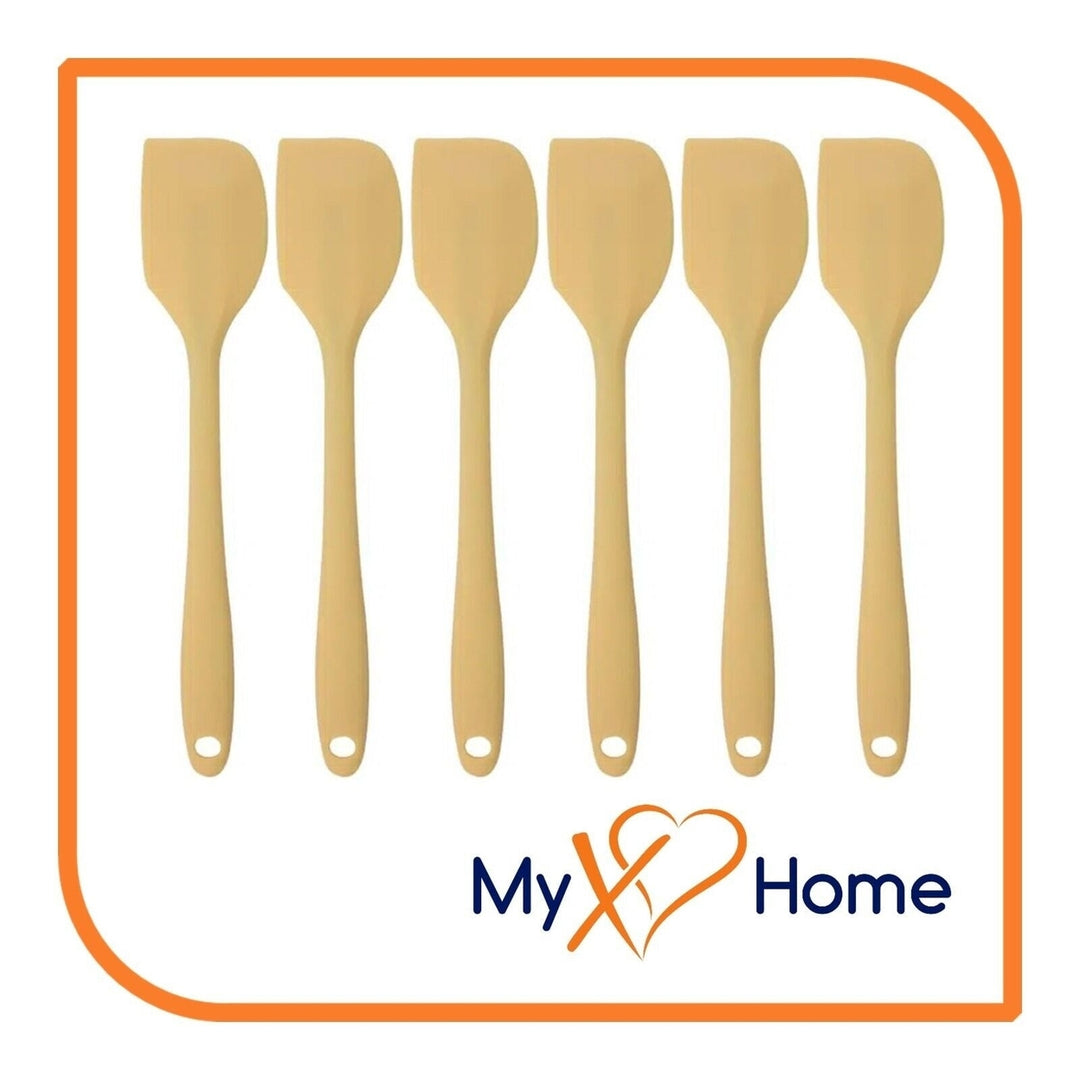 11" Pastel / Nordic Yellow Silicone Spatula by MyXOHome (1 2 4 or 6 Spatulas) Image 11