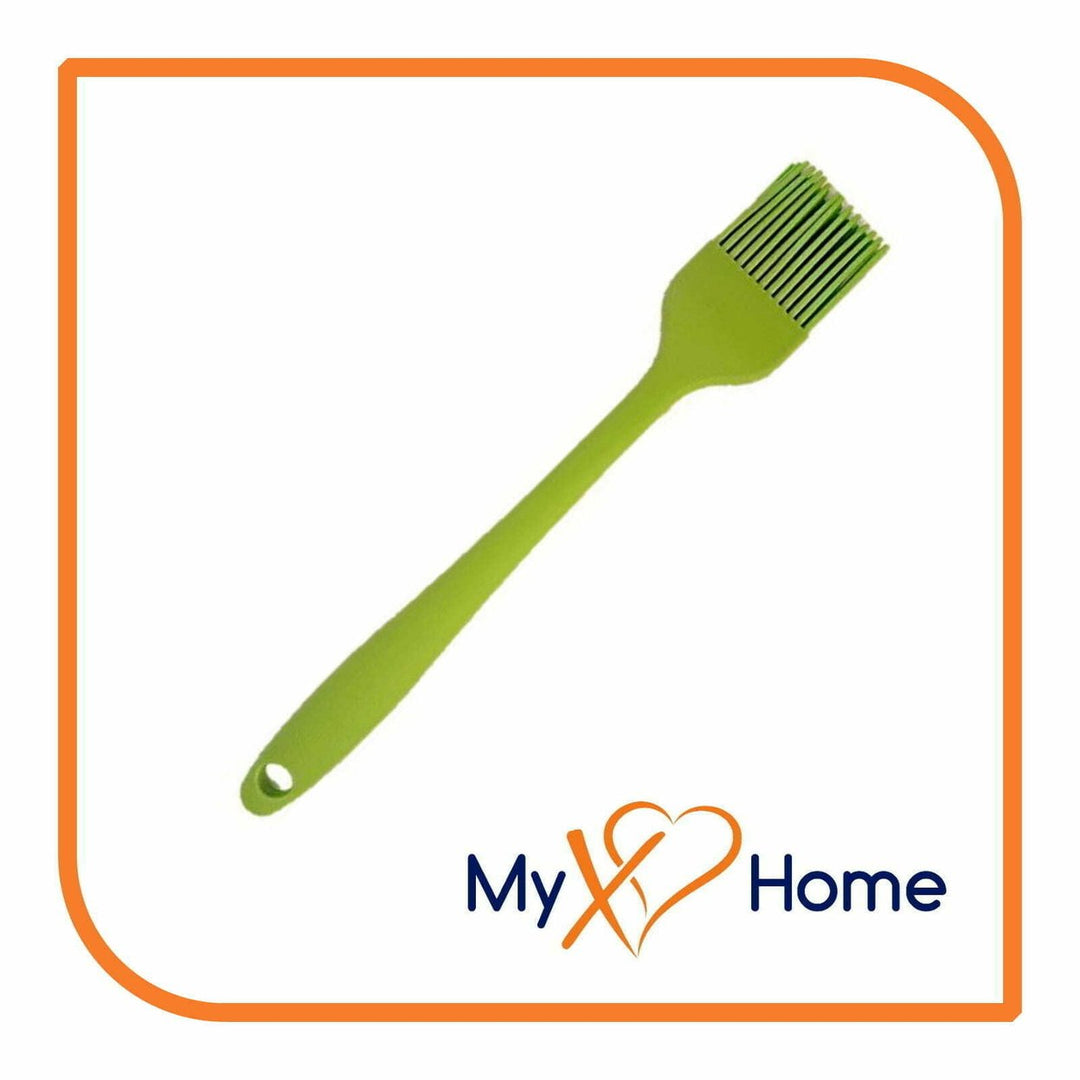 8" Green Silicone Basting Brush by MyXOHome (1 2 4 or 6 Brushes) Image 2