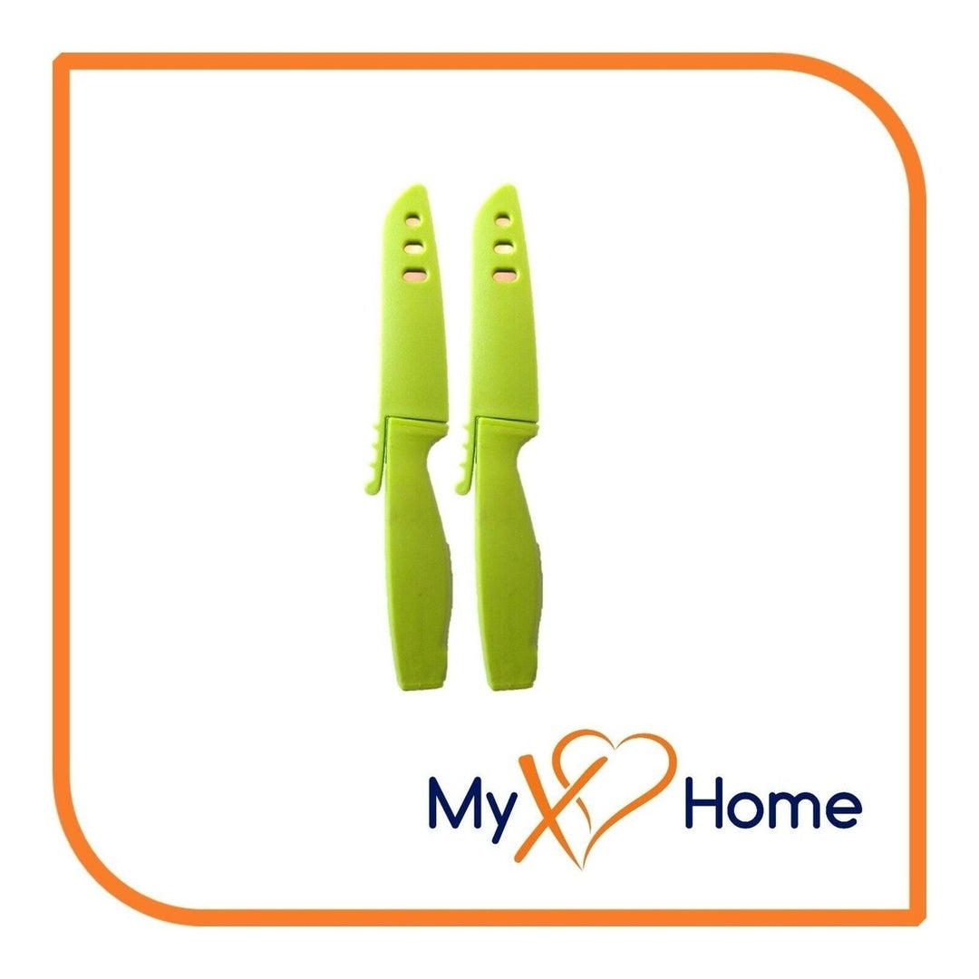 8" Green Silicone Knife by MyXOHome (1 2 4 or 6 Knives) Image 3