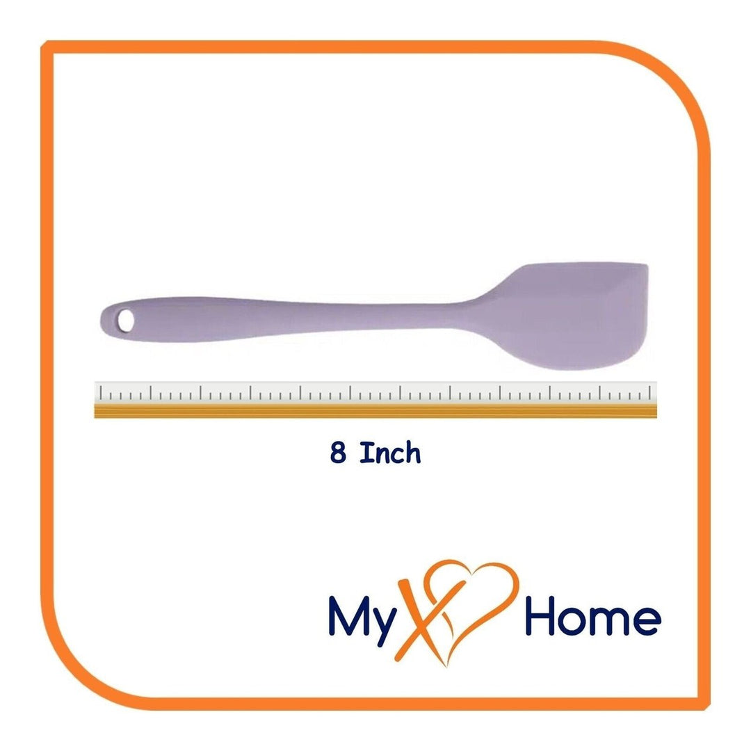 8" Lavander / Nordic Purple Silicone Spatula by MyXOHome (1 2 4 or 6 Spatulas) Image 4