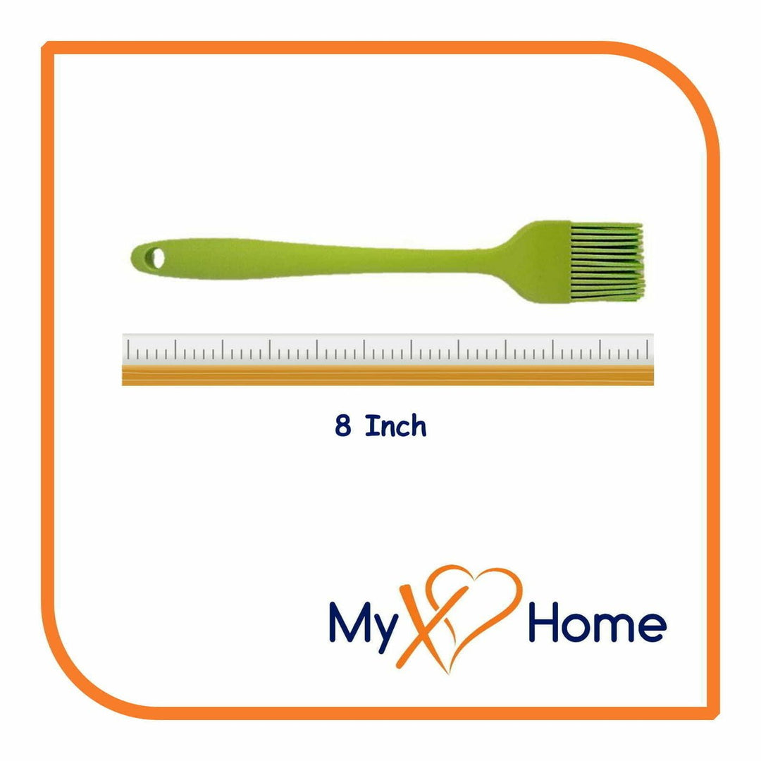 8" Green Silicone Basting Brush by MyXOHome (1 2 4 or 6 Brushes) Image 9