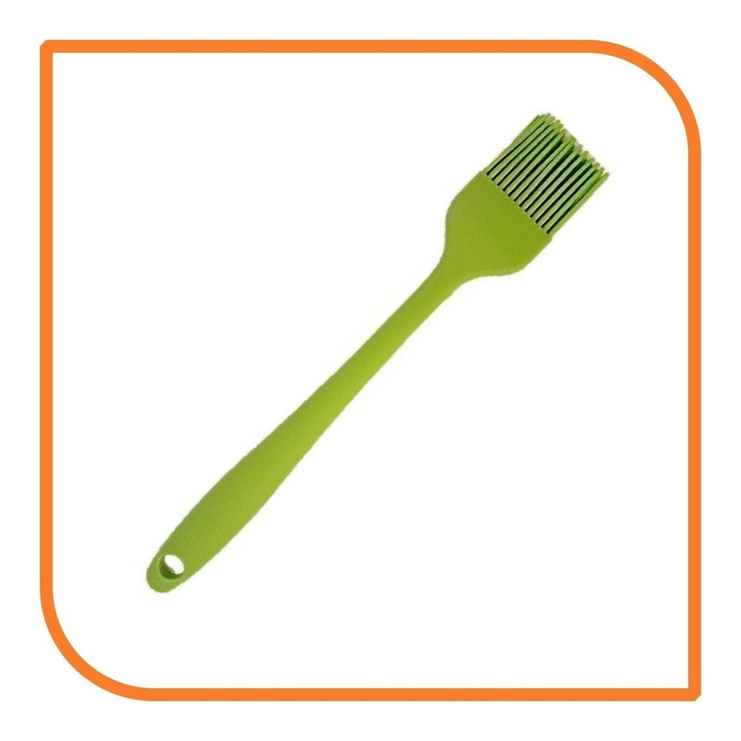 8" Green Silicone Basting Brush by MyXOHome (1 2 4 or 6 Brushes) Image 10