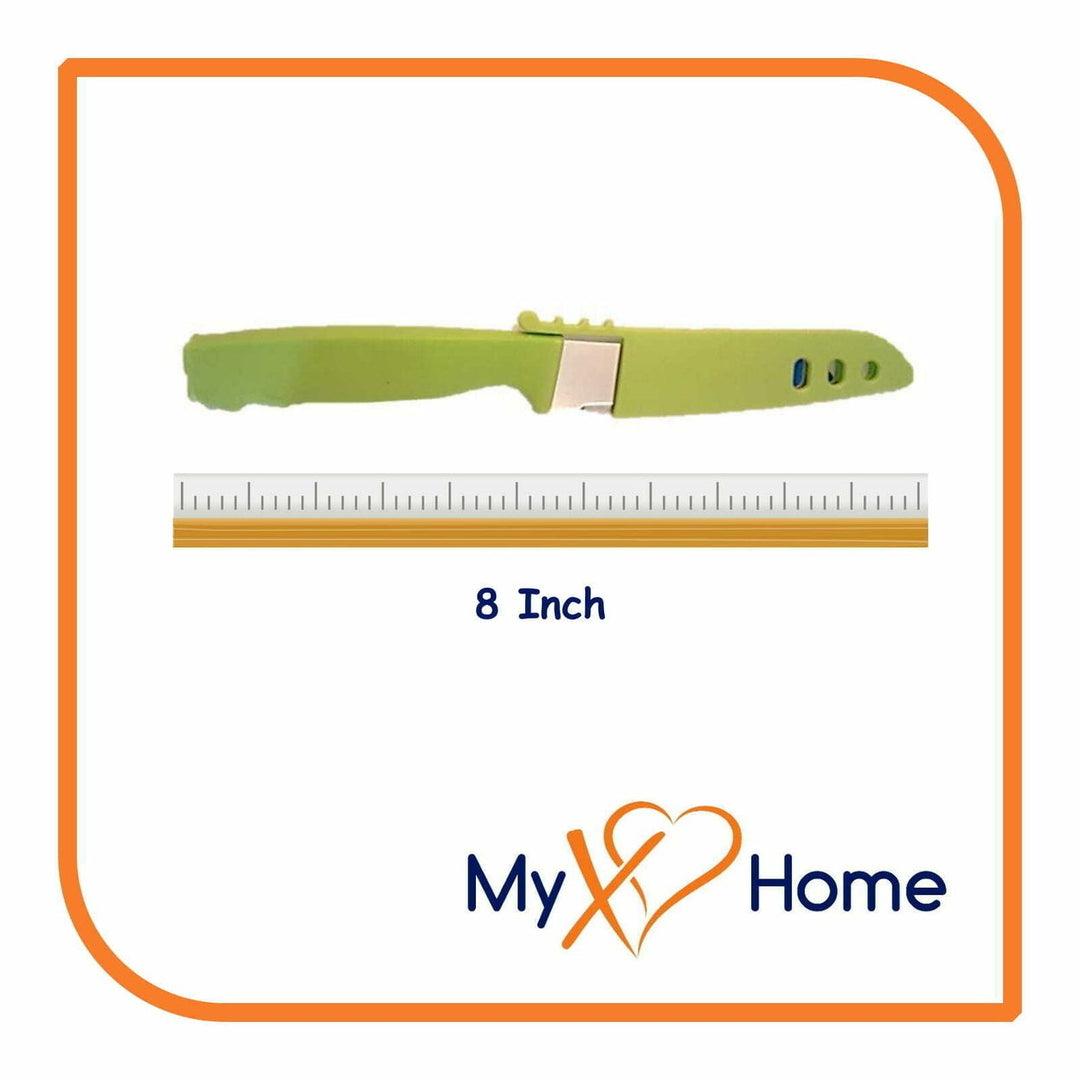 8" Green Silicone Knife by MyXOHome (1 2 4 or 6 Knives) Image 9