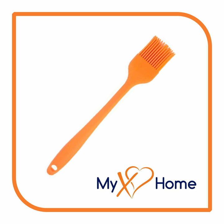 8" Orange Silicone Basting Brush by MyXOHome (1 2 4 or 6 Brushes) Image 6