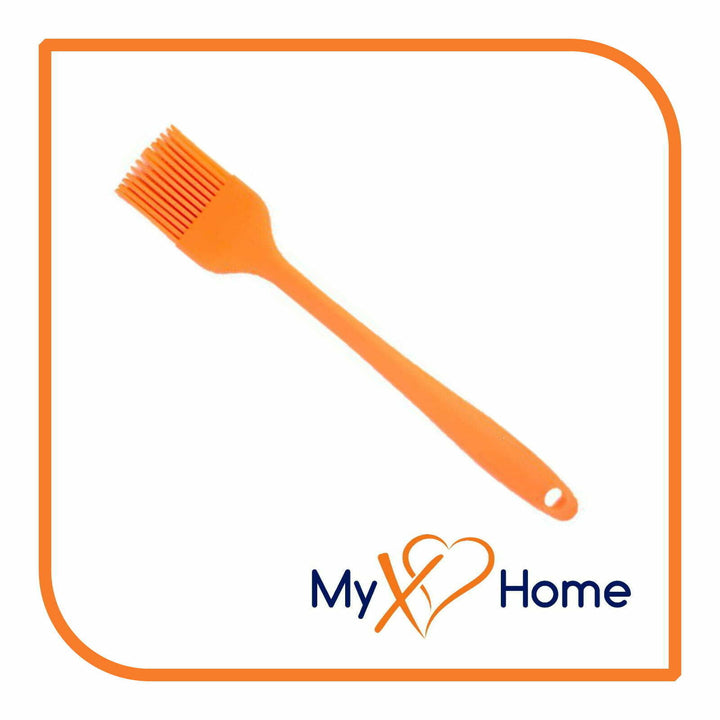 8" Orange Silicone Basting Brush by MyXOHome (1 2 4 or 6 Brushes) Image 7