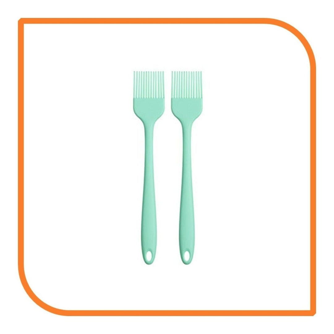 8" Pastel Green Silicone Basting Brush by MyXOHome (1 2 4 or 6 Brushes) Image 12