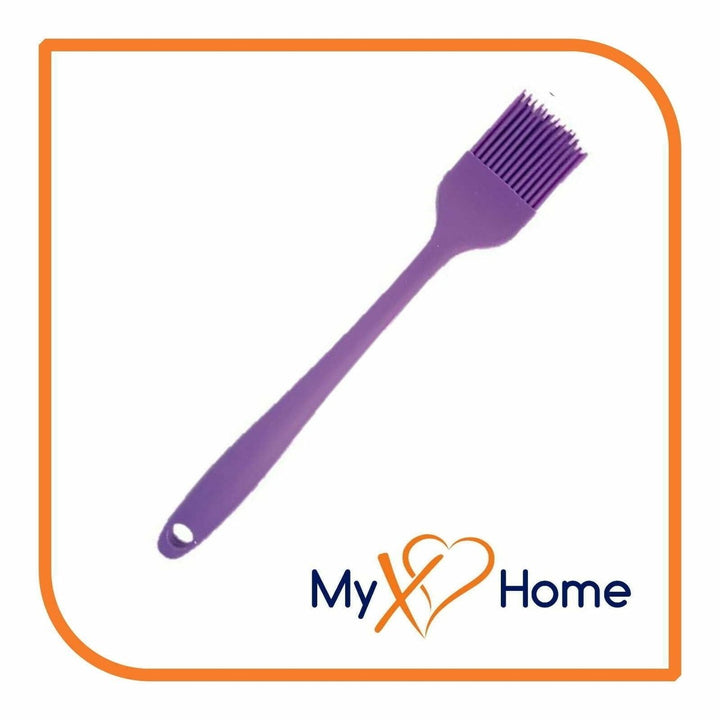 8" Purple Silicone Basting Brush by MyXOHome (1 2 4 or 6 Brushes) Image 2