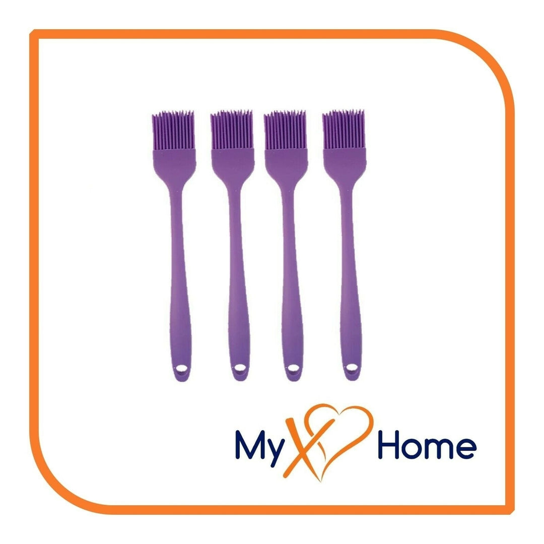 8" Purple Silicone Basting Brush by MyXOHome (1 2 4 or 6 Brushes) Image 4