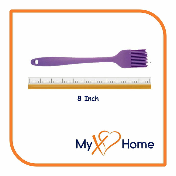 8" Purple Silicone Basting Brush by MyXOHome (1 2 4 or 6 Brushes) Image 9