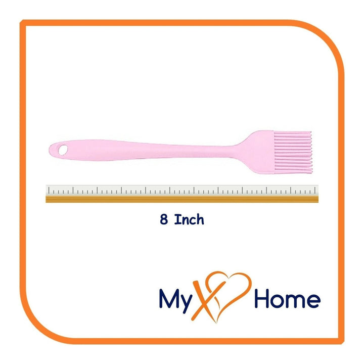 8" Pink Silicone Basting Brush by MyXOHome (1 2 4 or 6 Brushes) Image 9