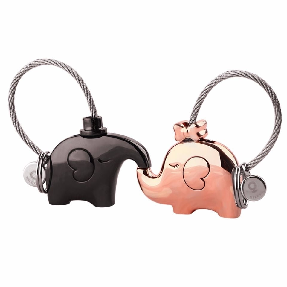 Elephant Love Keychain Set Image 2