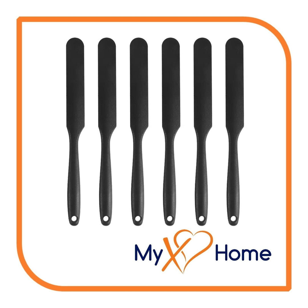 9.5" Black Silicone Frosting by MyXOHome (1 2 4 or 6 Frosting Knives) Image 1