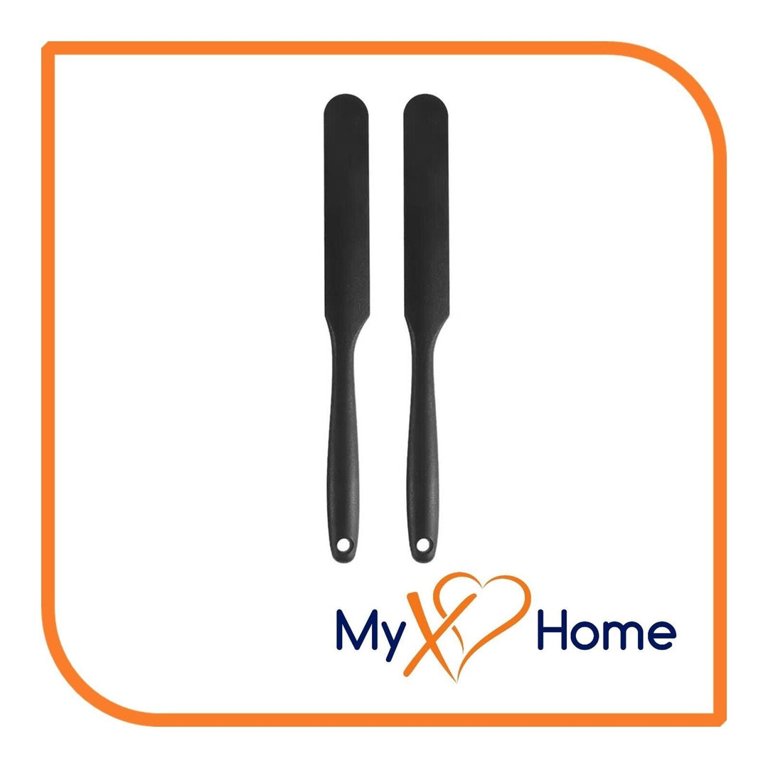 9.5" Black Silicone Frosting by MyXOHome (1 2 4 or 6 Frosting Knives) Image 6