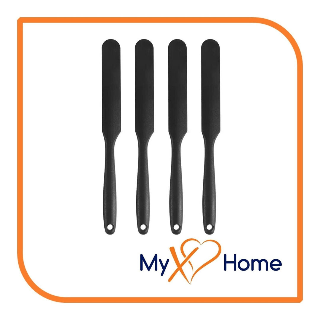 9.5" Black Silicone Frosting by MyXOHome (1 2 4 or 6 Frosting Knives) Image 7