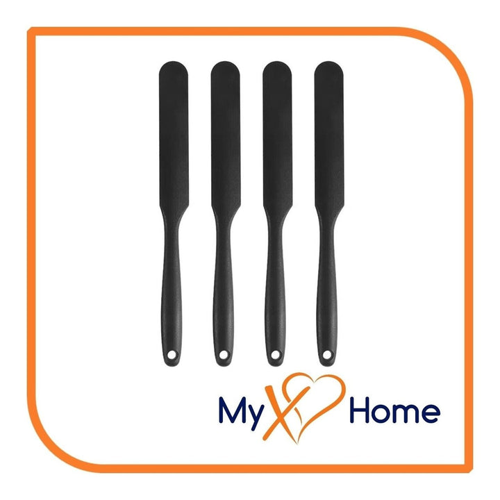 9.5" Black Silicone Frosting by MyXOHome (1 2 4 or 6 Frosting Knives) Image 1