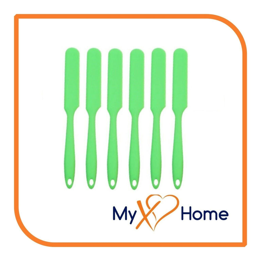 9.5" Green Silicone Frosting Knife by MyXOHome (1 2 4 or 6 Frosting Knives) Image 1