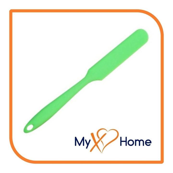 9.5" Green Silicone Frosting Knife by MyXOHome (1 2 4 or 6 Frosting Knives) Image 2