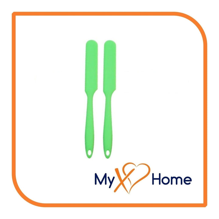 9.5" Green Silicone Frosting Knife by MyXOHome (1 2 4 or 6 Frosting Knives) Image 3