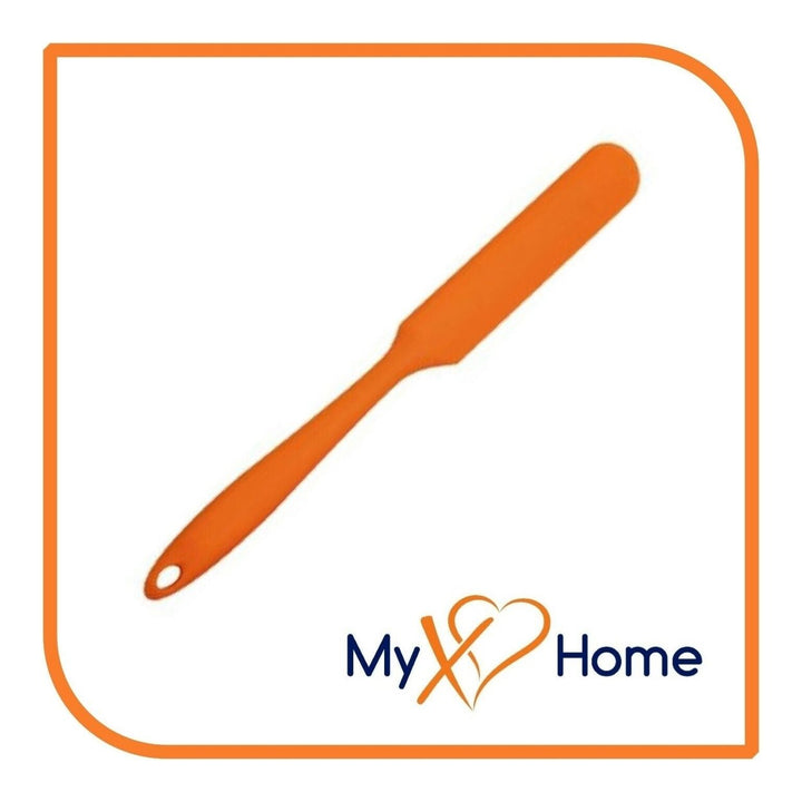 9.5" Orange Silicone Frosting Knife by MyXOHome (1 2 4 or 6 Frosting Knives) Image 2