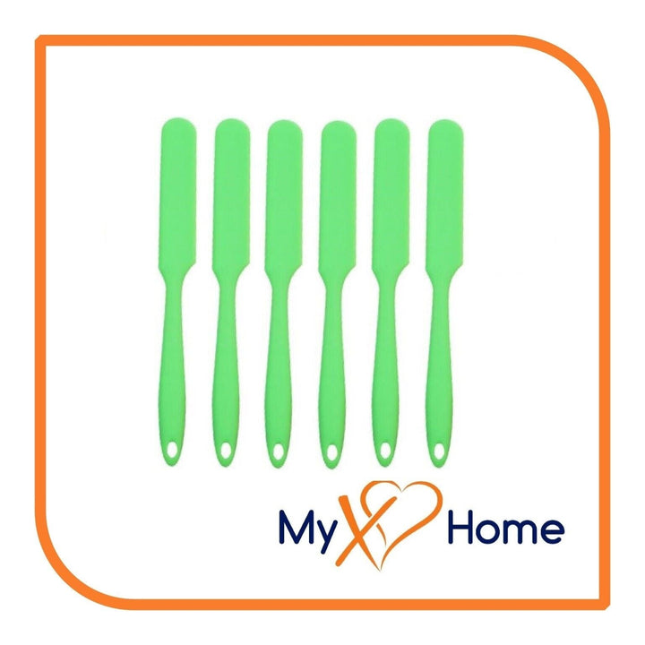 9.5" Green Silicone Frosting Knife by MyXOHome (1 2 4 or 6 Frosting Knives) Image 4