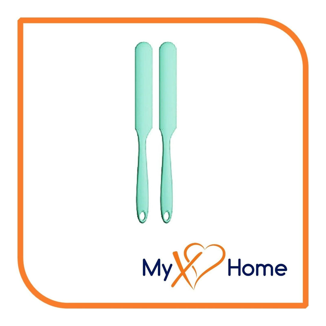 9.5" Pastel Green Silicone Frosting Knife by MyXOHome (1 2 4 or 6 Knives) Image 3