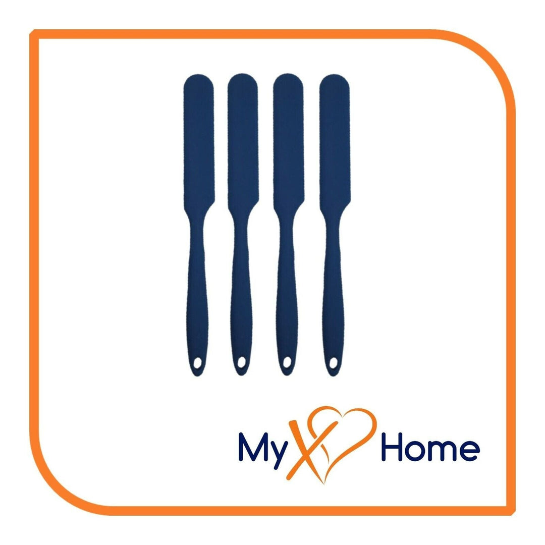 9.5" Navy Blue Silicone Frosting Knife by MyXOHome (1 2 4 6 Frosting Knives) Image 4