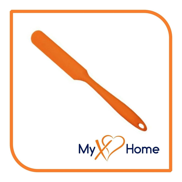 9.5" Orange Silicone Frosting Knife by MyXOHome (1 2 4 or 6 Frosting Knives) Image 7