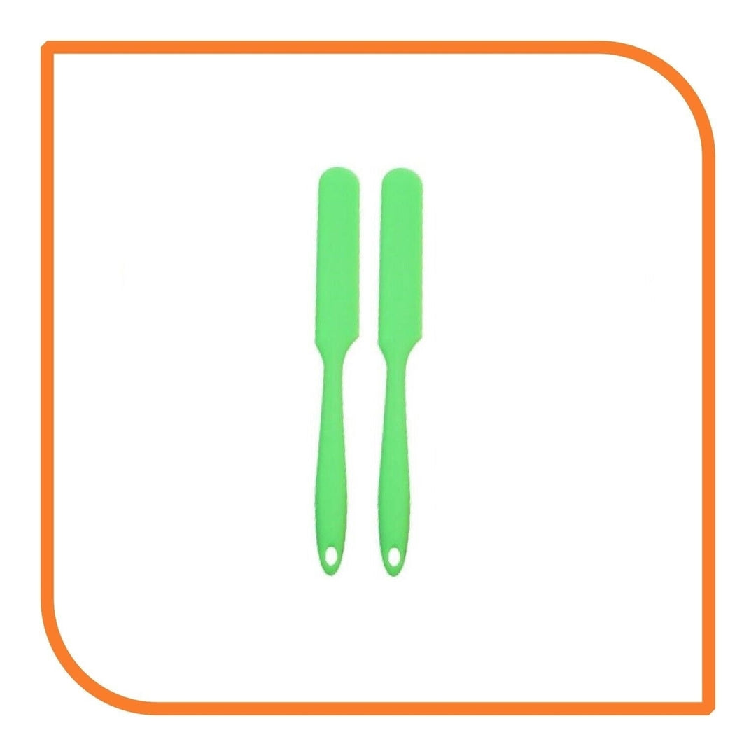 9.5" Green Silicone Frosting Knife by MyXOHome (1 2 4 or 6 Frosting Knives) Image 12