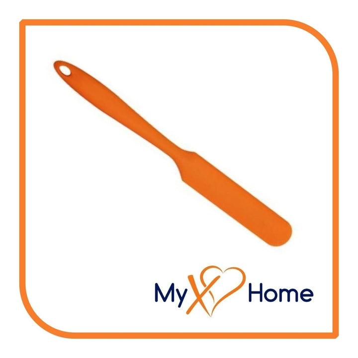 9.5" Orange Silicone Frosting Knife by MyXOHome (1 2 4 or 6 Frosting Knives) Image 8