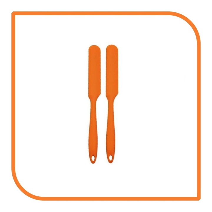 9.5" Orange Silicone Frosting Knife by MyXOHome (1 2 4 or 6 Frosting Knives) Image 12